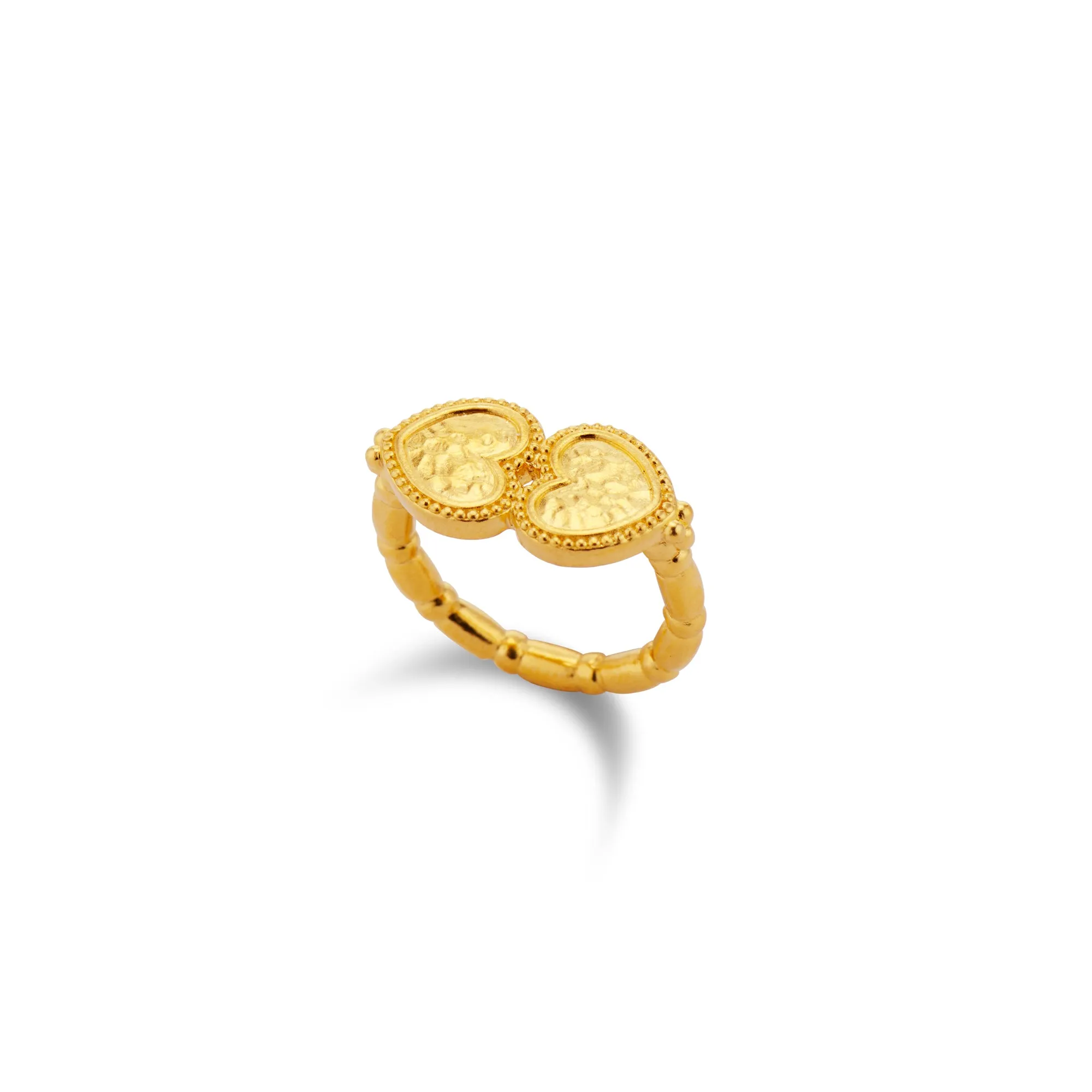 Double Heart Ring