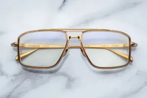 Earl Eyeglasses - Gold Sepia