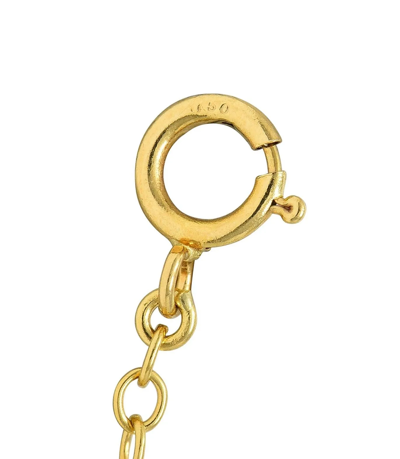 Elsa Peretti Tiffany & Co. 1990's 18 Karat Yellow Gold Vintage Five Teardrop Fringe Necklace