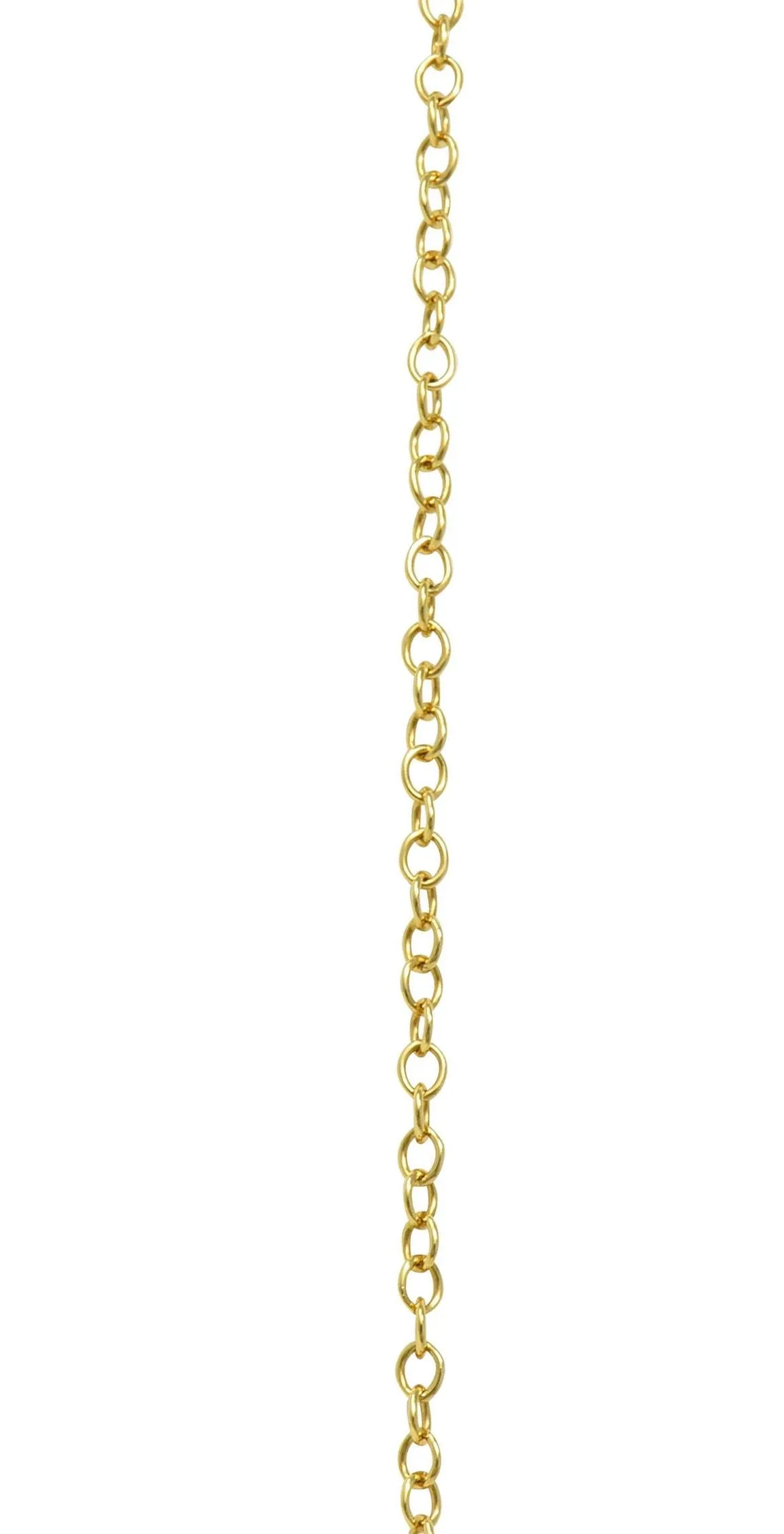 Elsa Peretti Tiffany & Co. 1990's 18 Karat Yellow Gold Vintage Five Teardrop Fringe Necklace