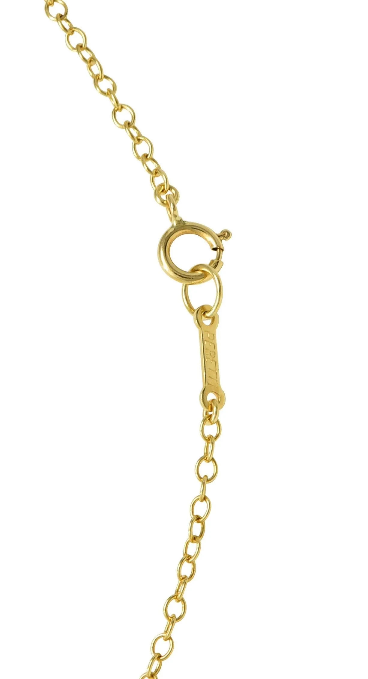 Elsa Peretti Tiffany & Co. 1990's 18 Karat Yellow Gold Vintage Five Teardrop Fringe Necklace
