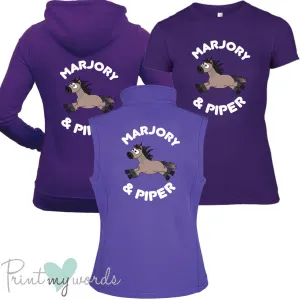 'Erin' Ladies Personalised Matching Equestrian Set - Plodders Design