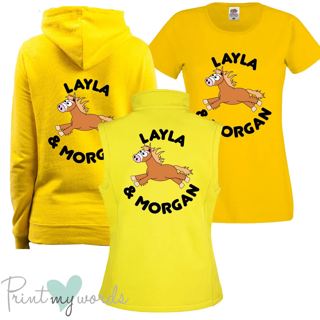 'Erin' Ladies Personalised Matching Equestrian Set - Plodders Design