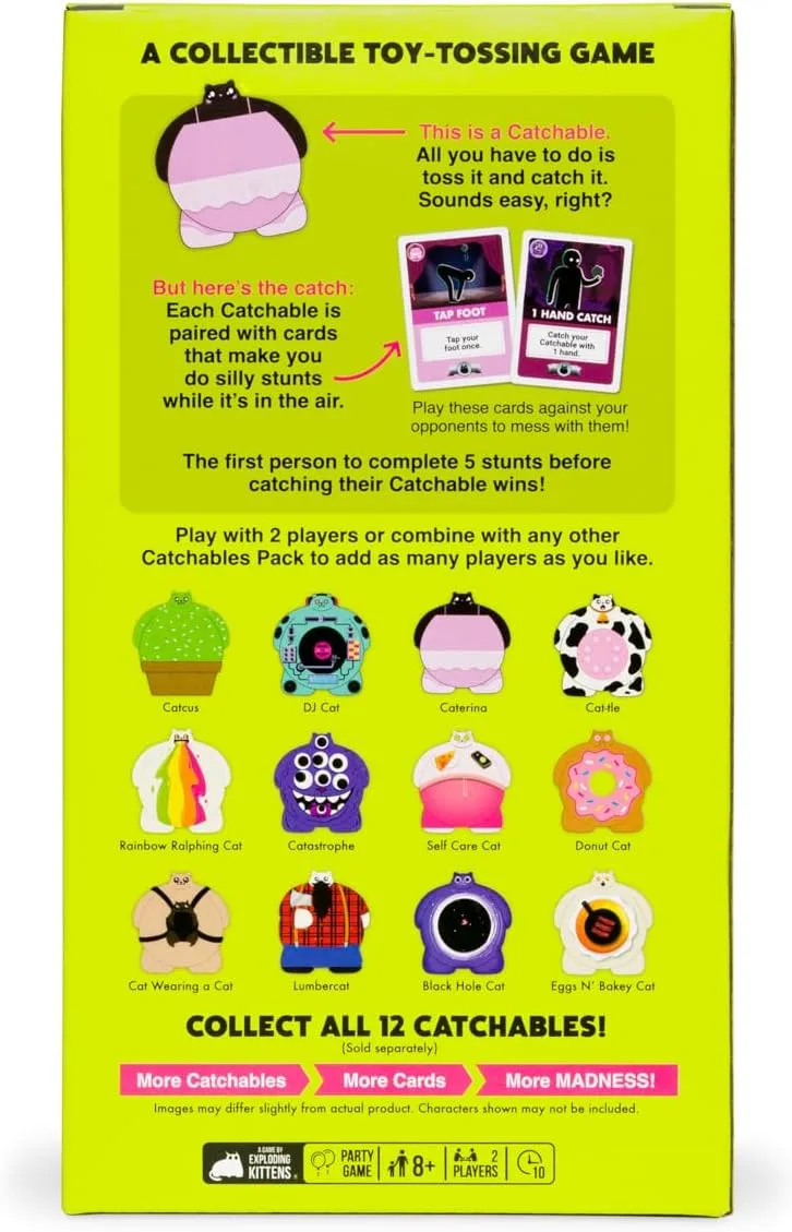 Exploding Kittens Catchables 2-Pack Caterina & Catastrophe