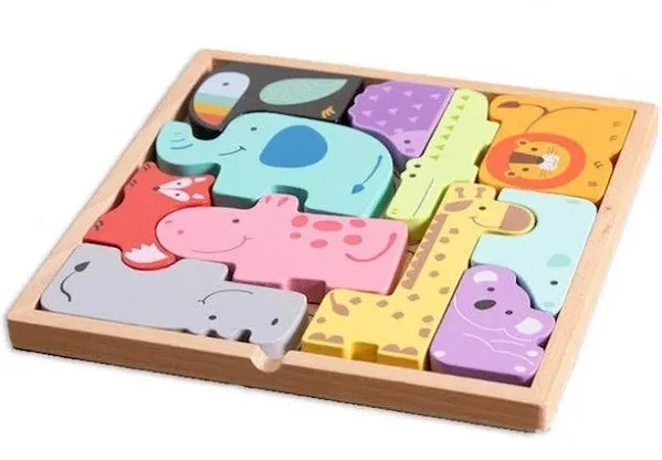 Fat Brain Toys Animal Block Puzzle