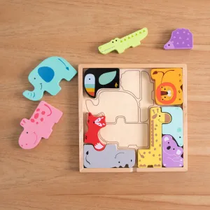 Fat Brain Toys Animal Block Puzzle