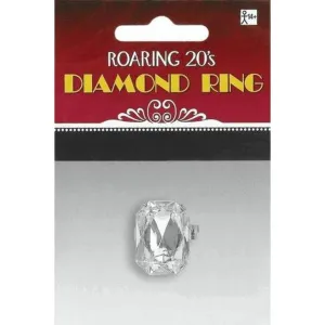 Faux Diamond Ring