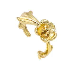 Flower Ear Cuff