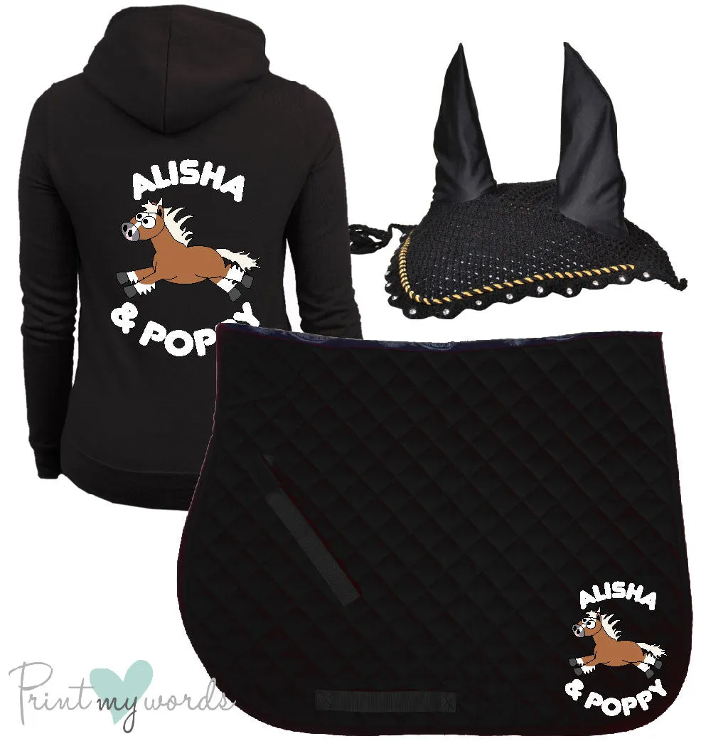 'Freya' Children's Personalised Matching Equestrian Set - Plodders Design