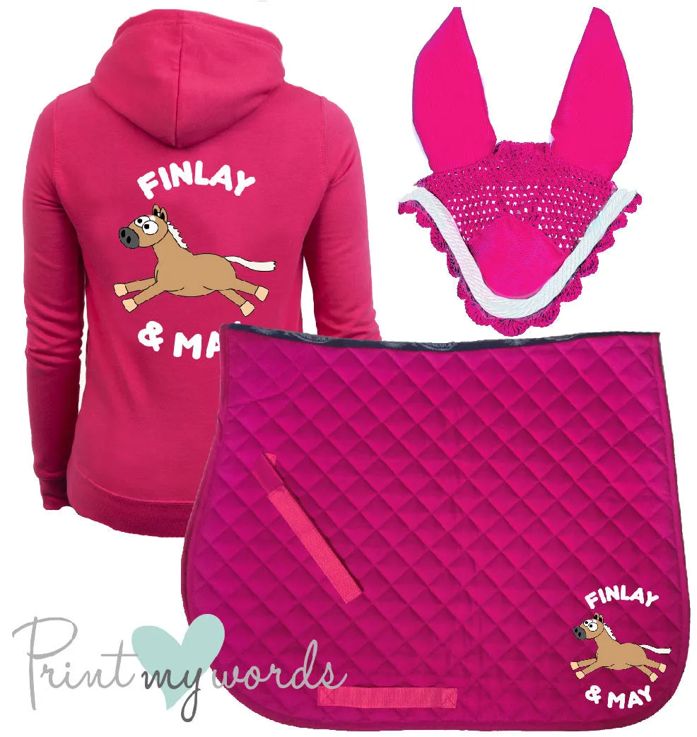 'Freya' Children's Personalised Matching Equestrian Set - Plodders Design