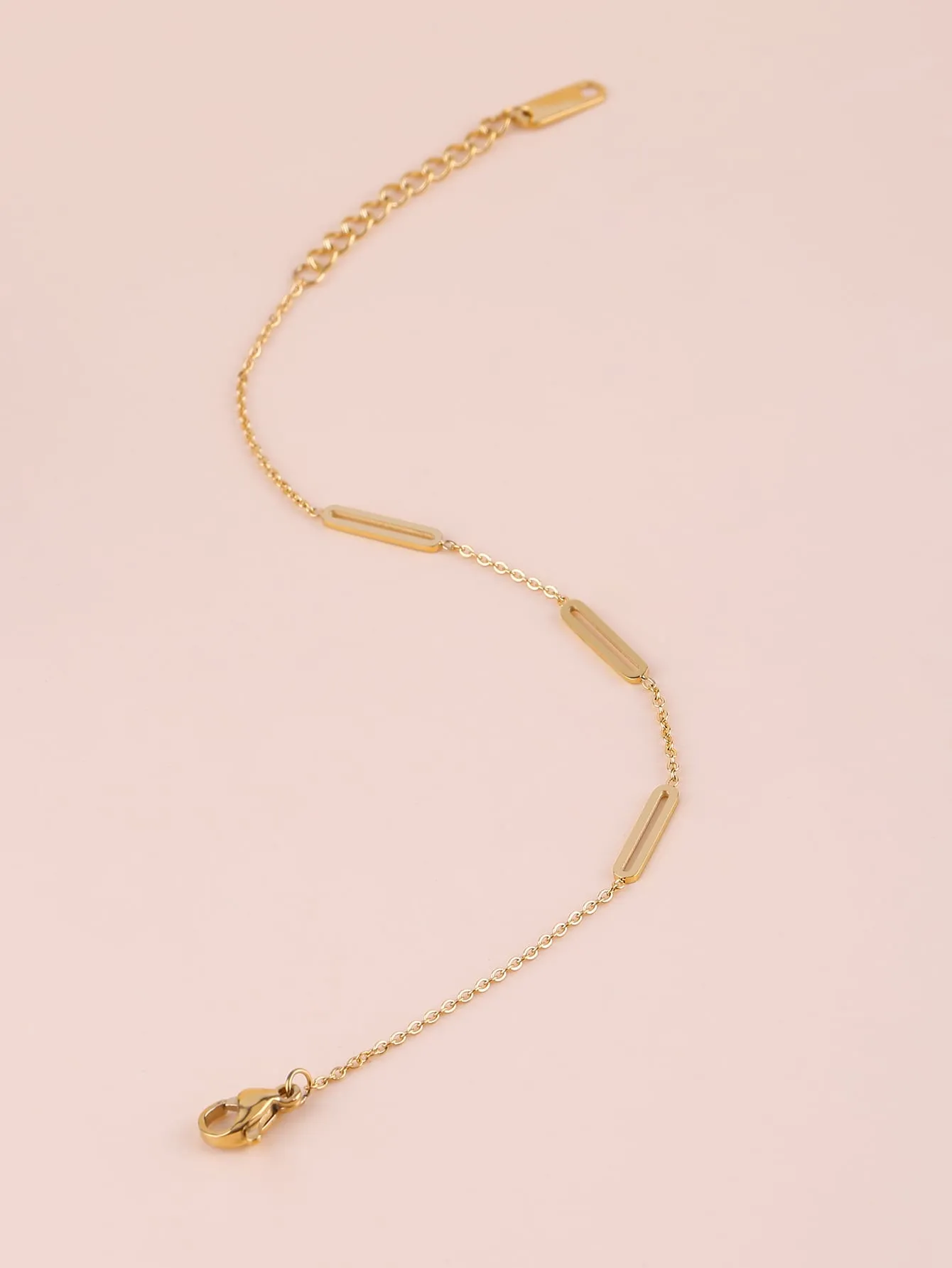 Geometric Decor Bracelet - Gold