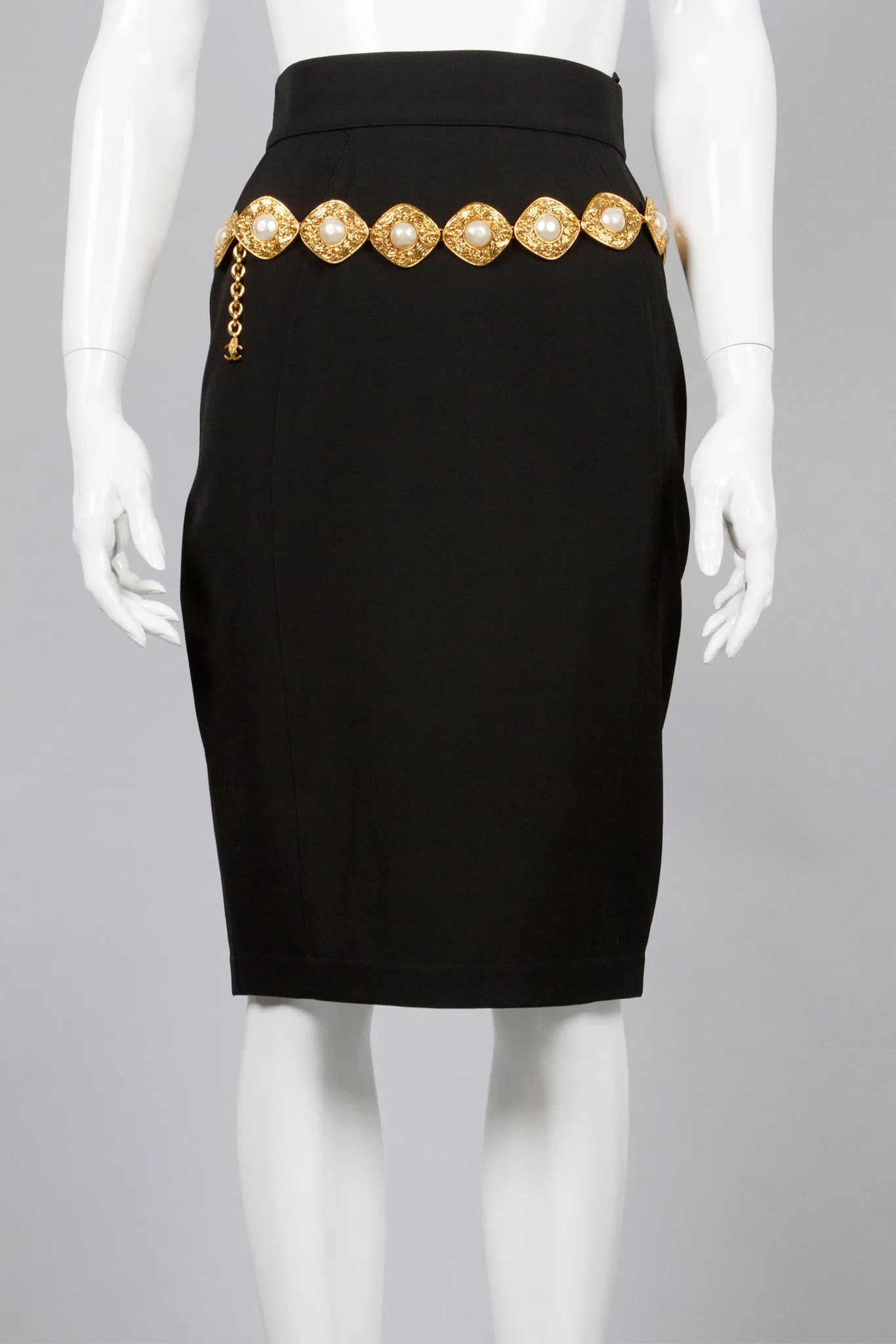 Gripoix Pearl Belt
