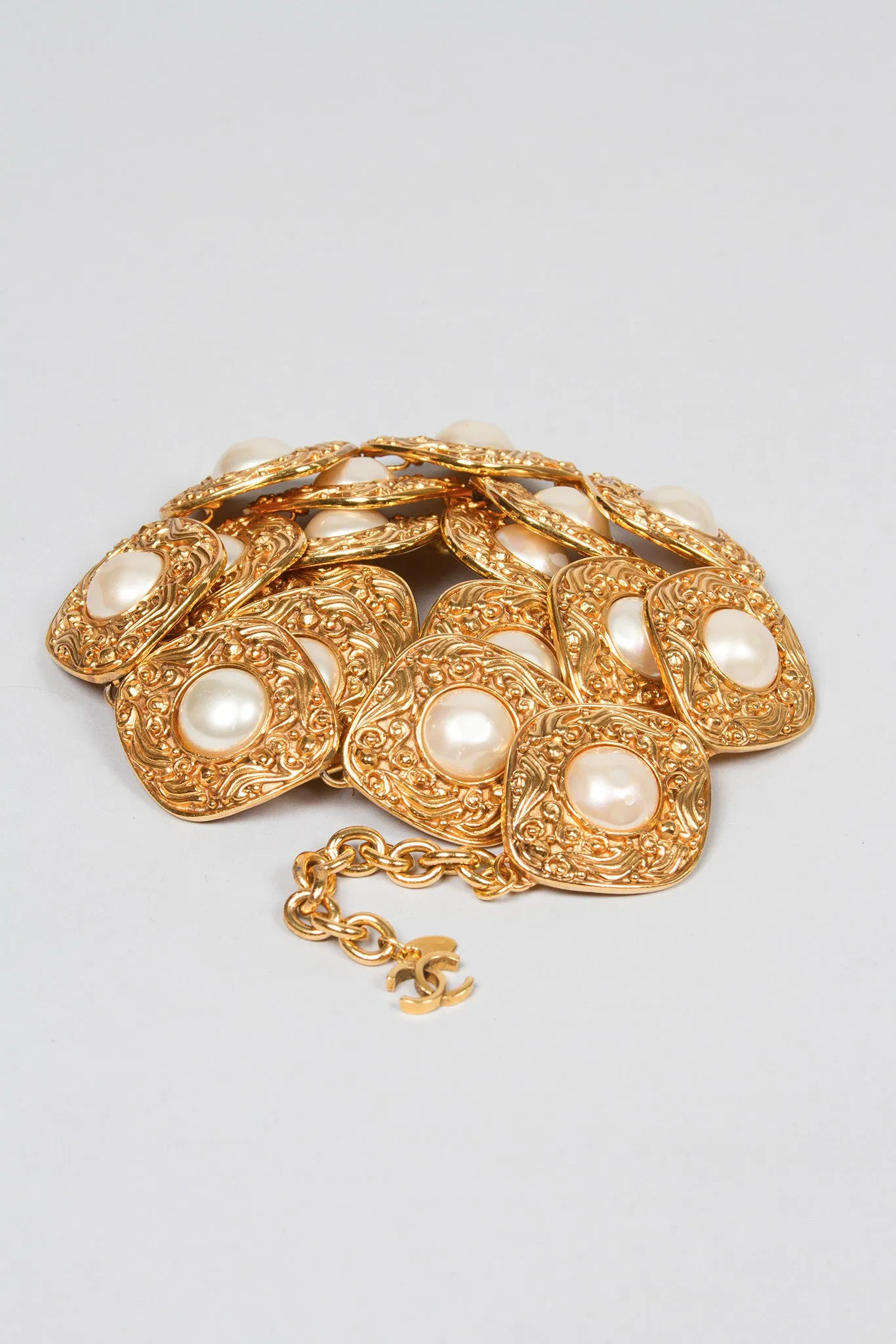 Gripoix Pearl Belt