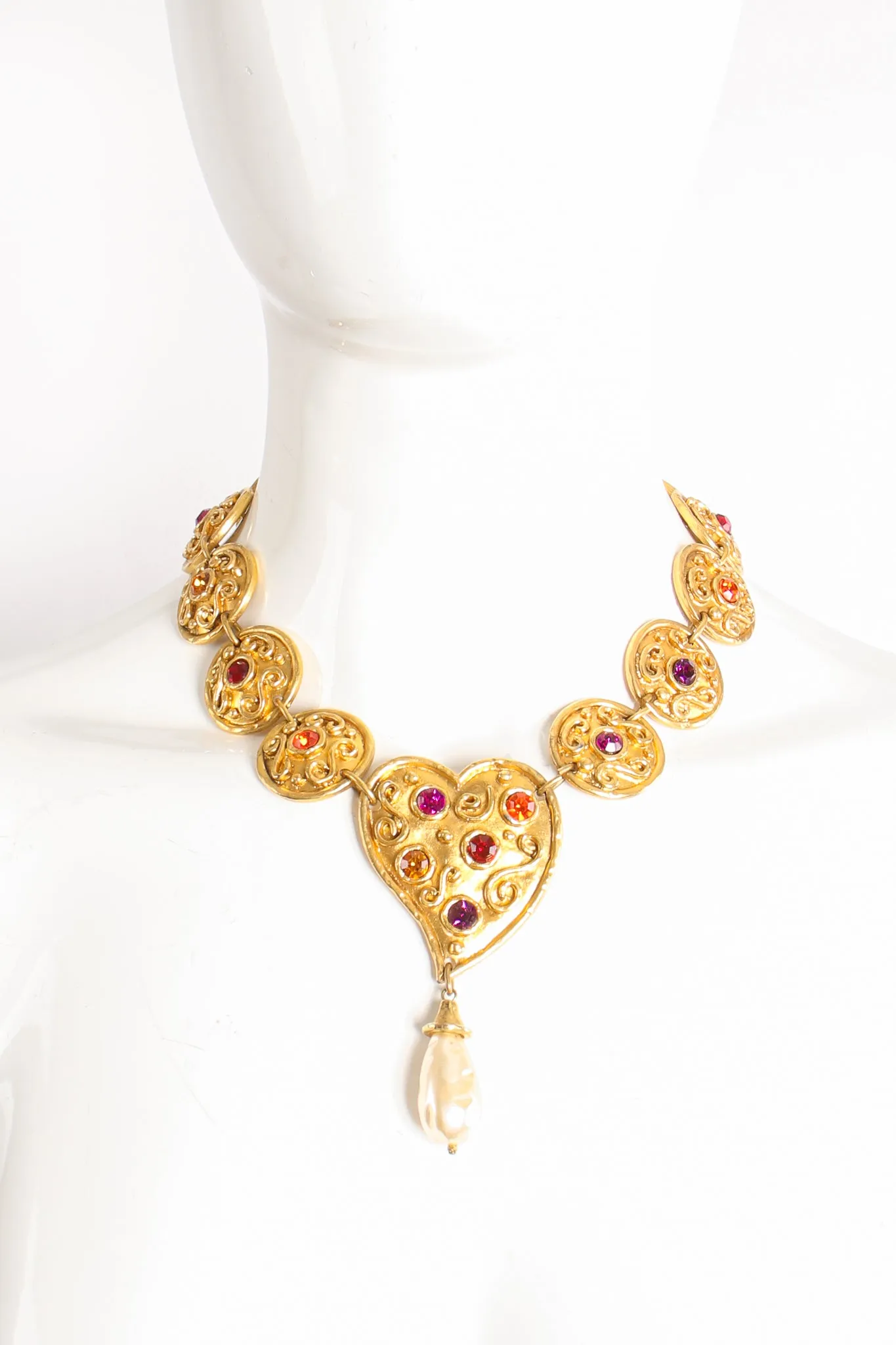 Heart Medallion Necklace