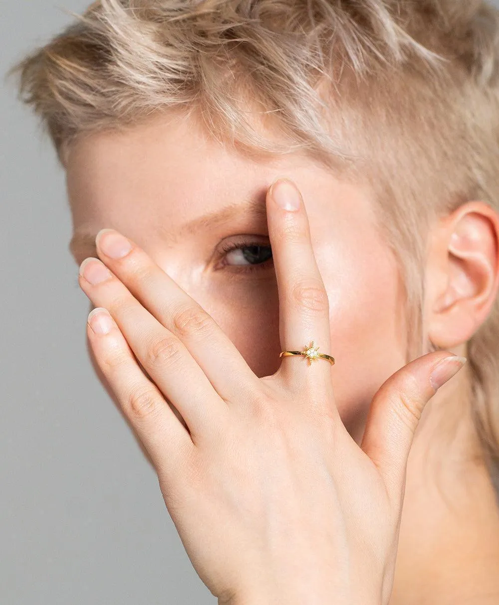 Hedda Ring 18ct Gold Plated