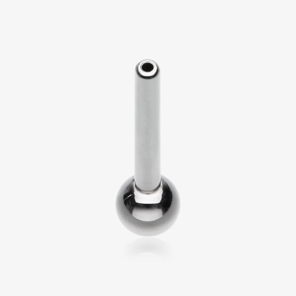 Implant Grade Titanium OneFit Threadless Barbell with One Side Fixed Ball End Bar Part