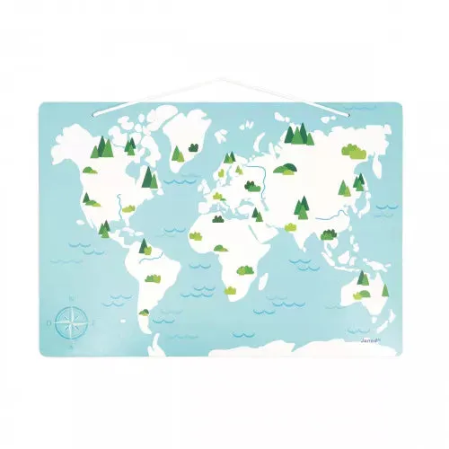 Janod My Minikids Magnetic Puzzle - World Map