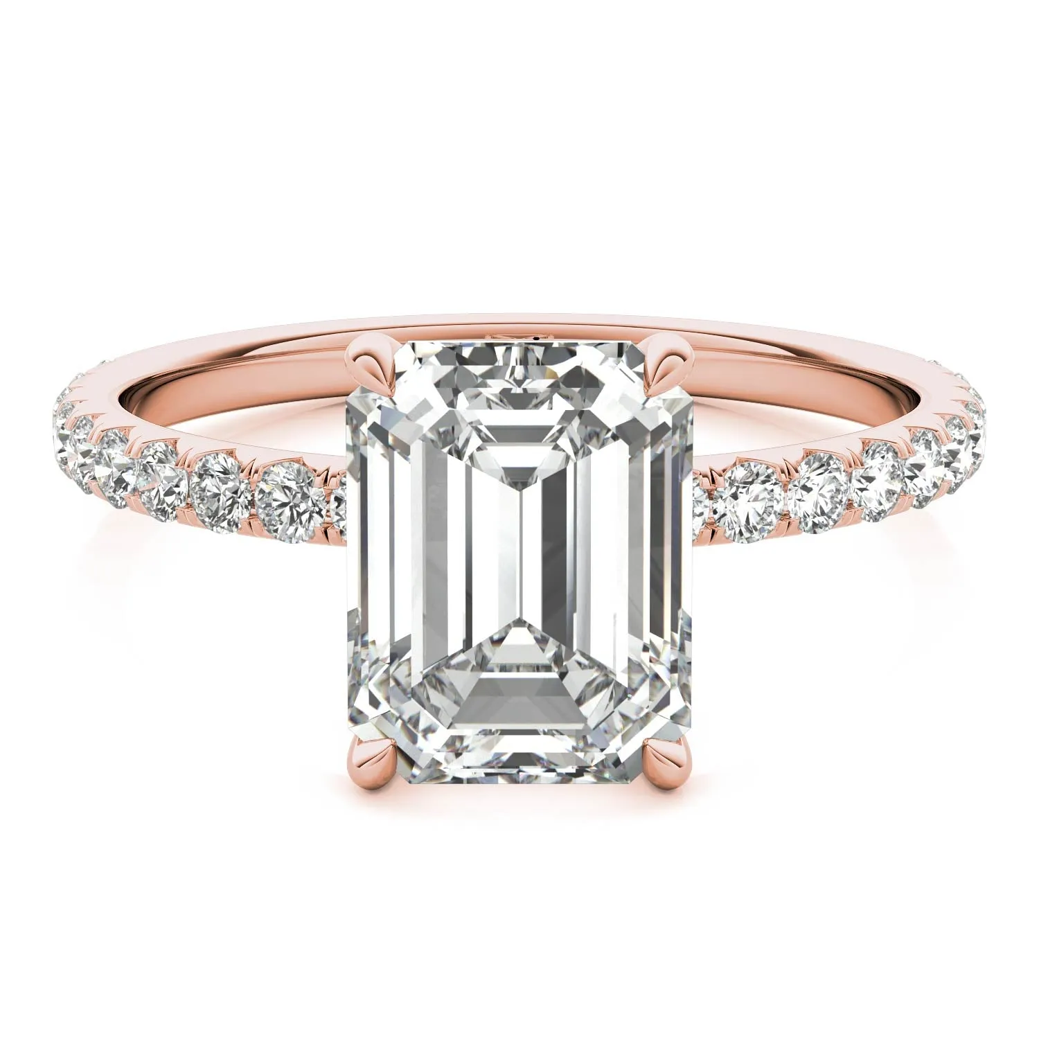 Julia Pavé Diamond Engagement Ring