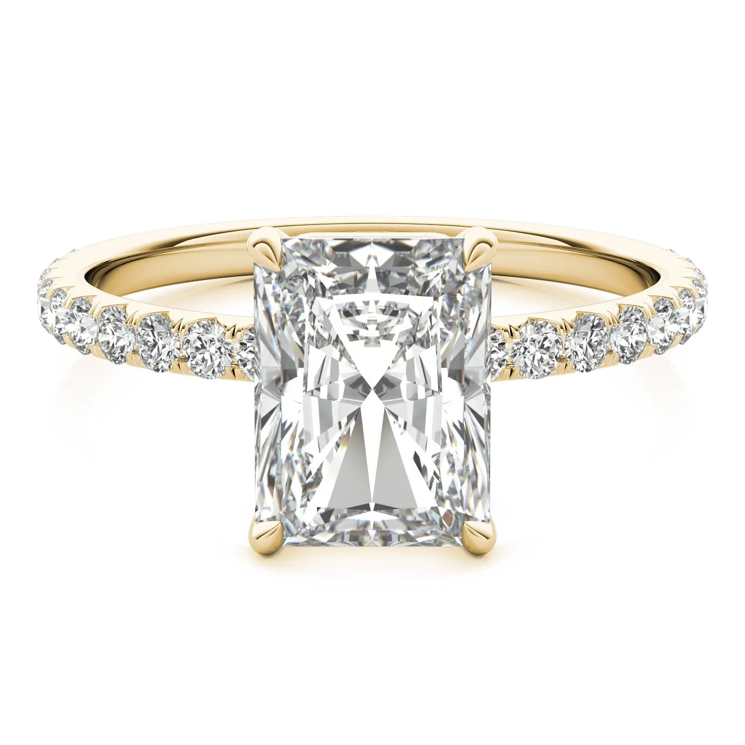 Julia Pavé Diamond Engagement Ring