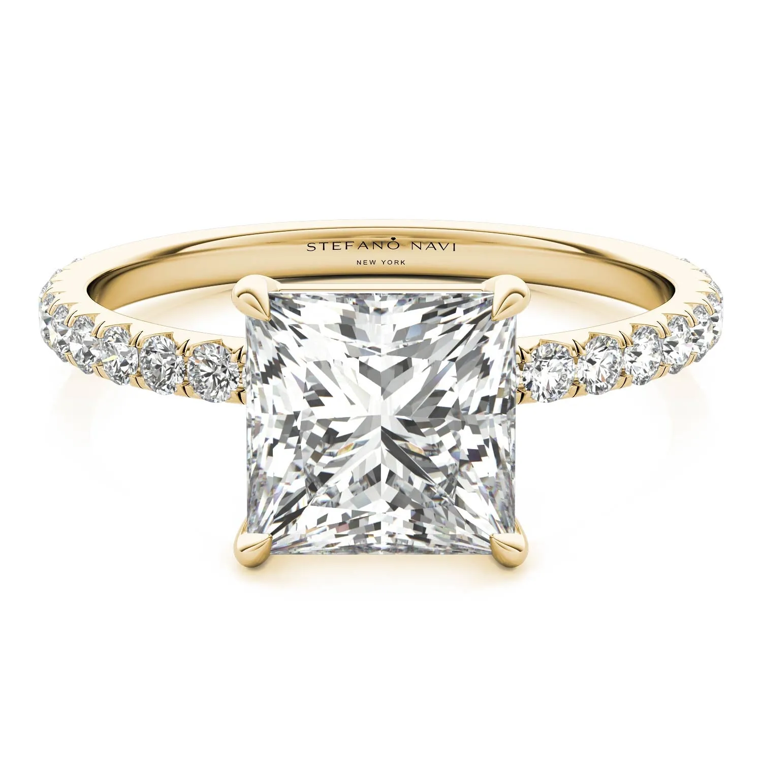 Julia Pavé Diamond Engagement Ring