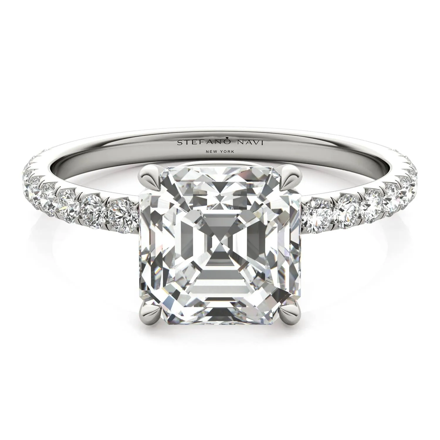 Julia Pavé Diamond Engagement Ring