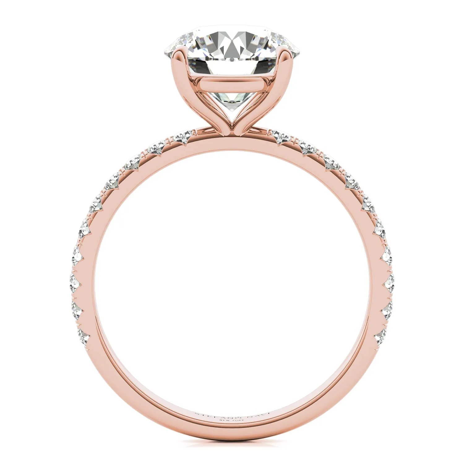 Julia Pavé Diamond Engagement Ring
