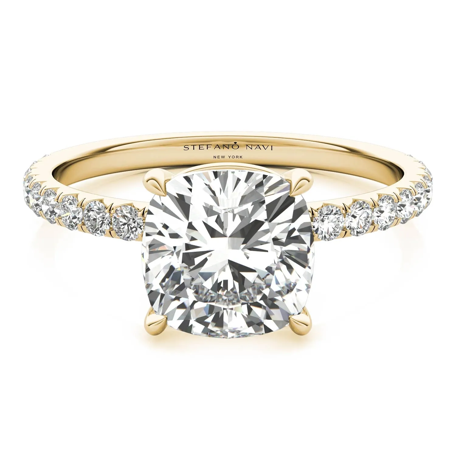 Julia Pavé Diamond Engagement Ring