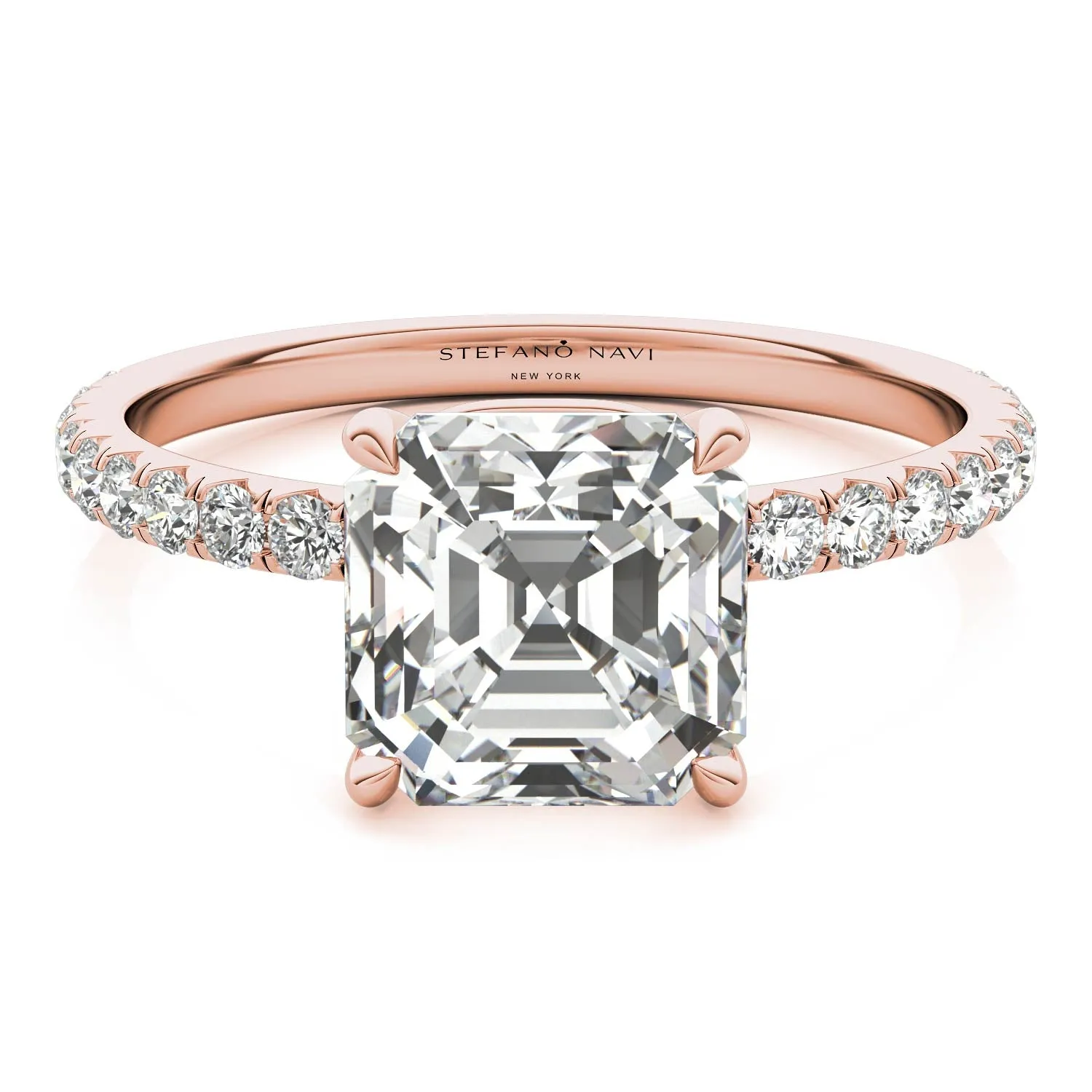 Julia Pavé Diamond Engagement Ring