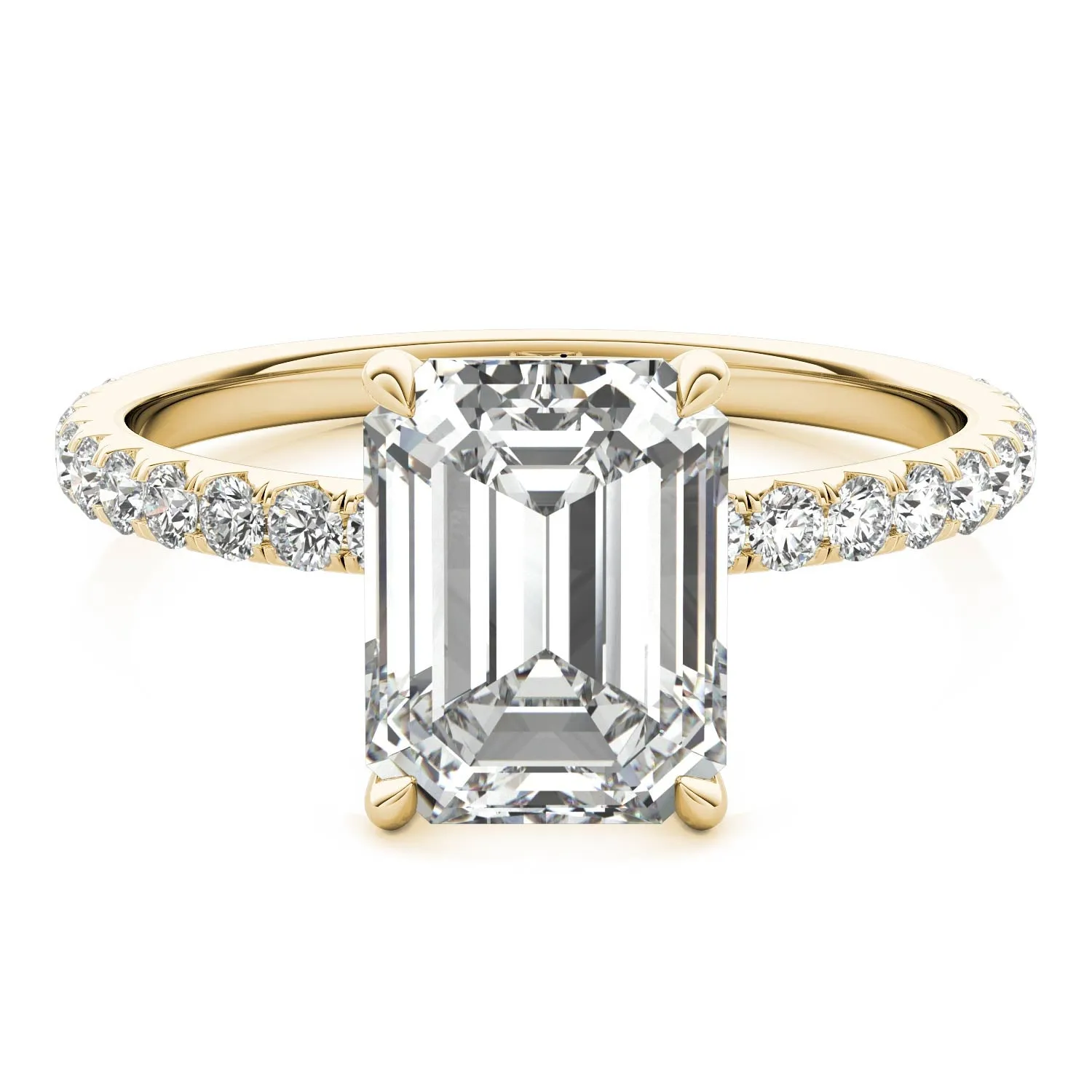 Julia Pavé Diamond Engagement Ring