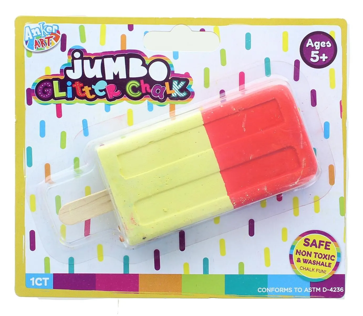 Jumbo Shaped Glitter Chalk