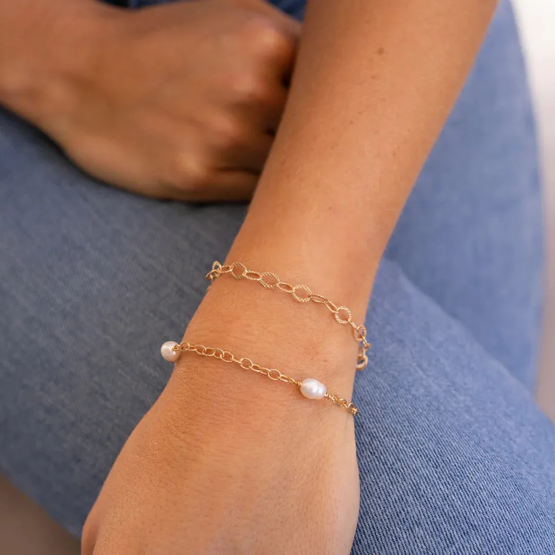 KALA PEARL BRACELET / GOLD