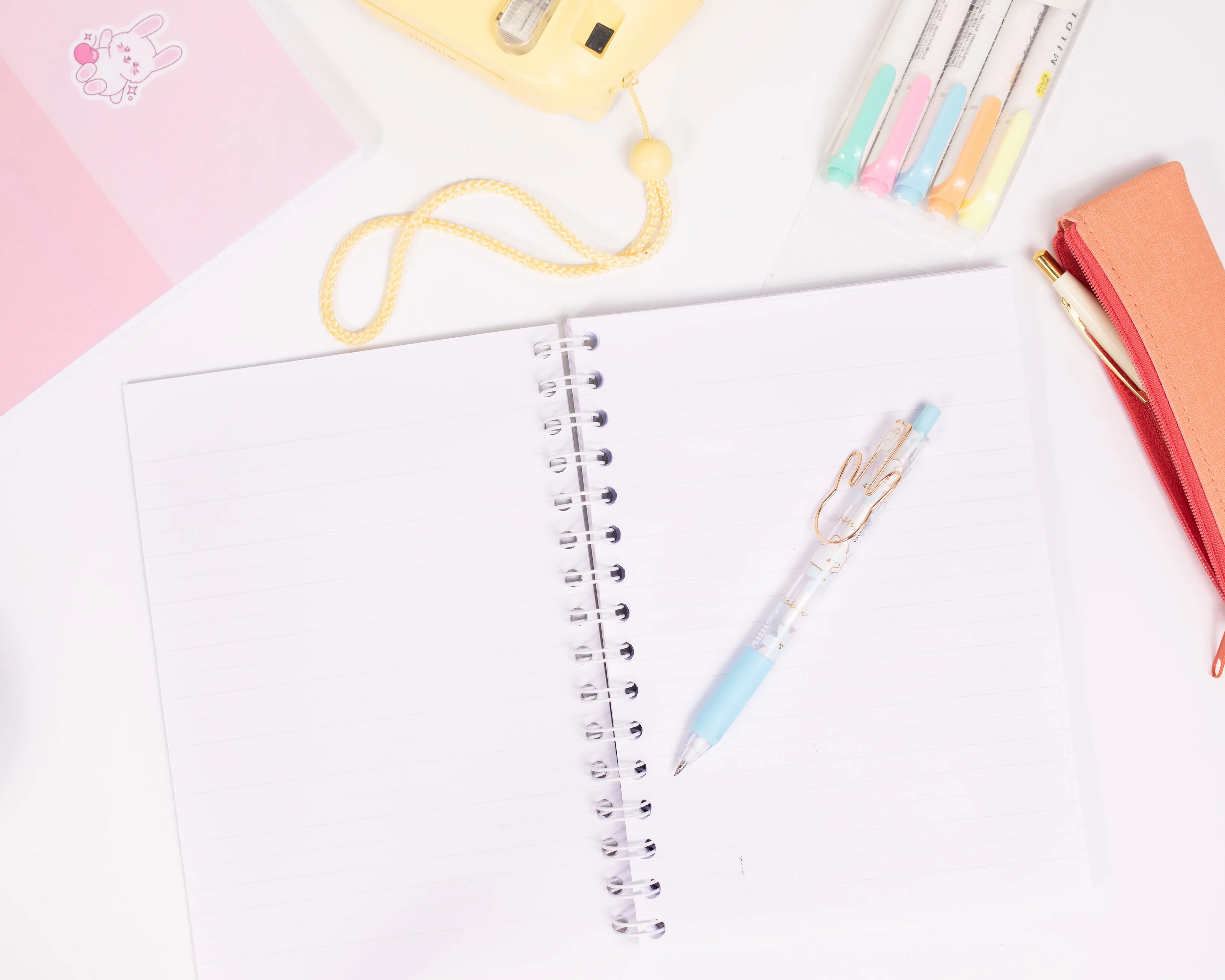 Kawaii Animal A5 Spiral Notebooks