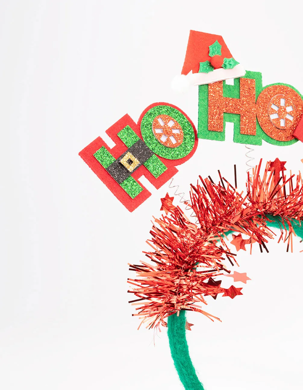 Kids Fabric Christmas Ho-Ho-Ho Headband