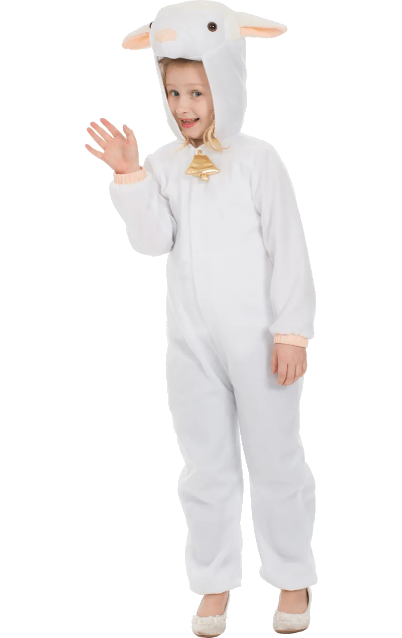Kids Lamb Animal Costume