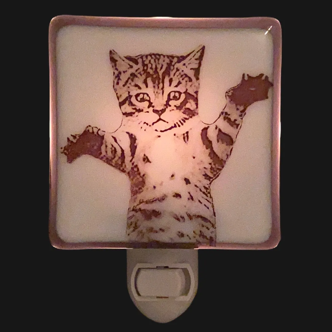 Kitten Attack Night Light
