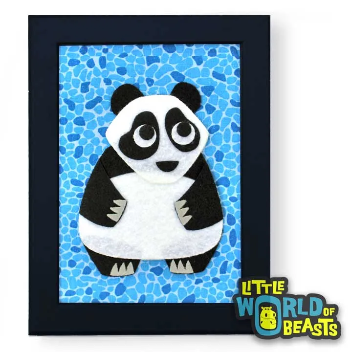 Laurence the Panda Framed