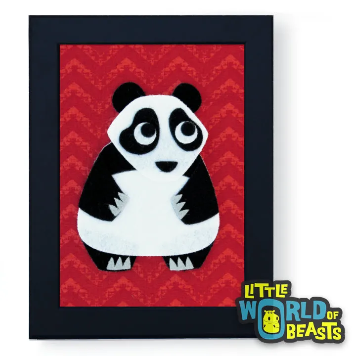 Laurence the Panda Framed