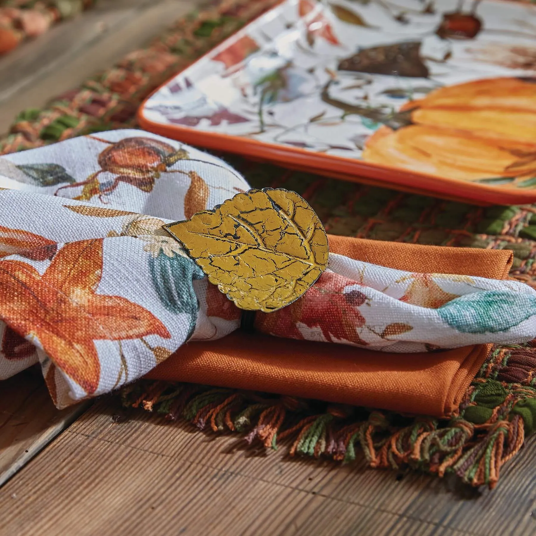 Leaf Napkin Rings