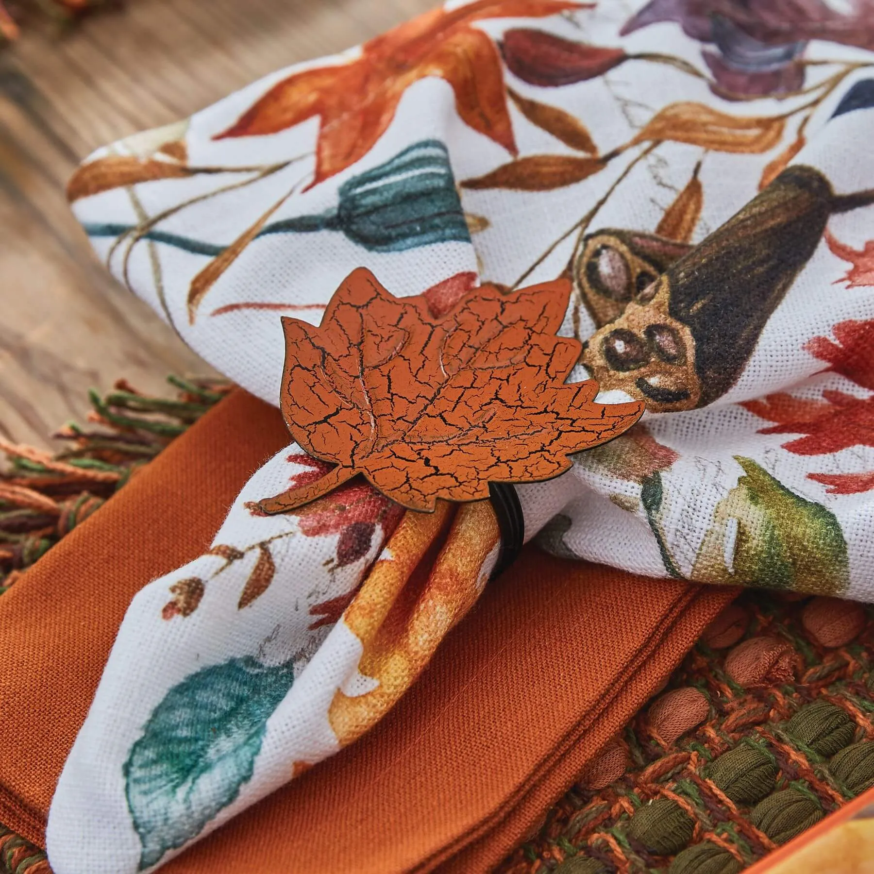 Leaf Napkin Rings