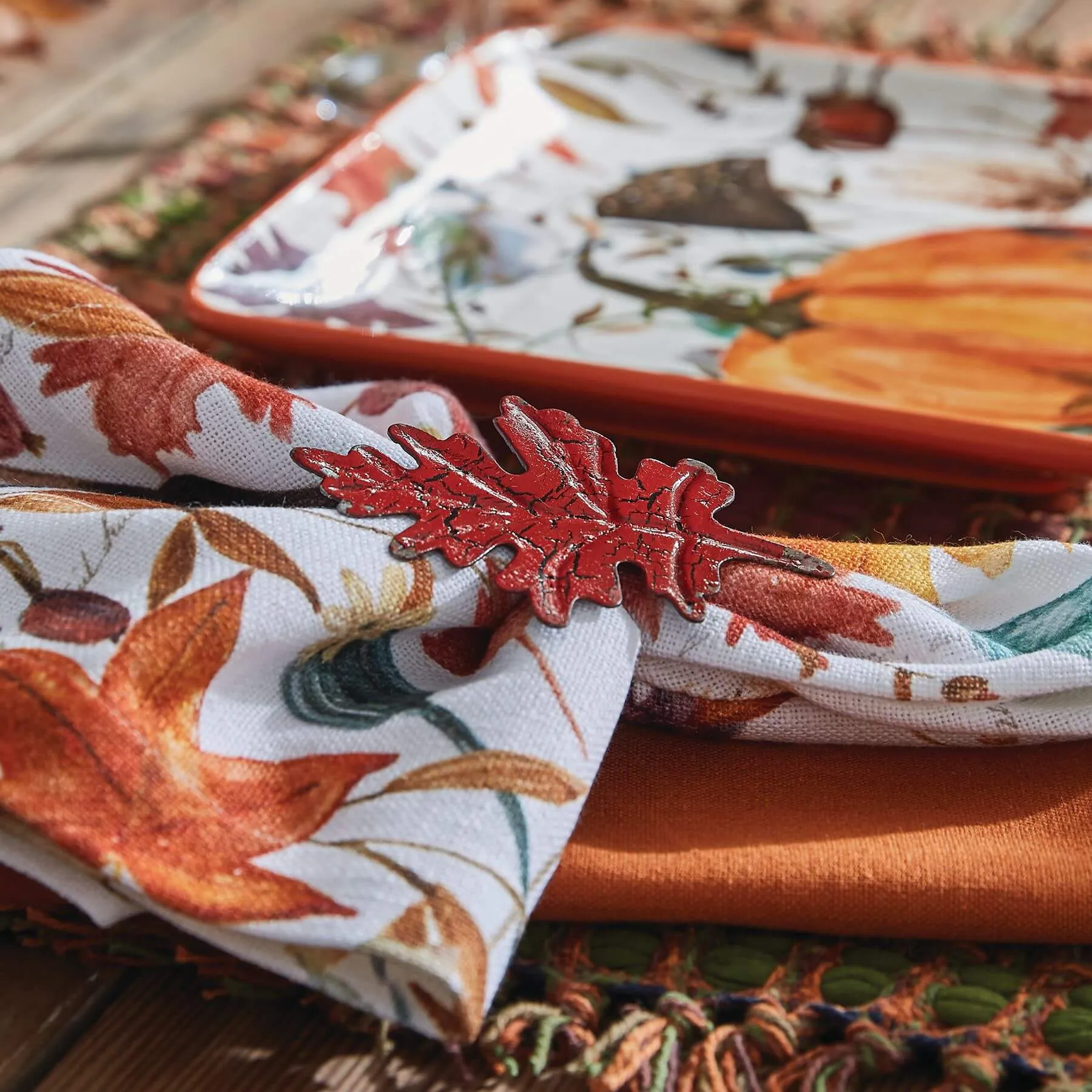 Leaf Napkin Rings