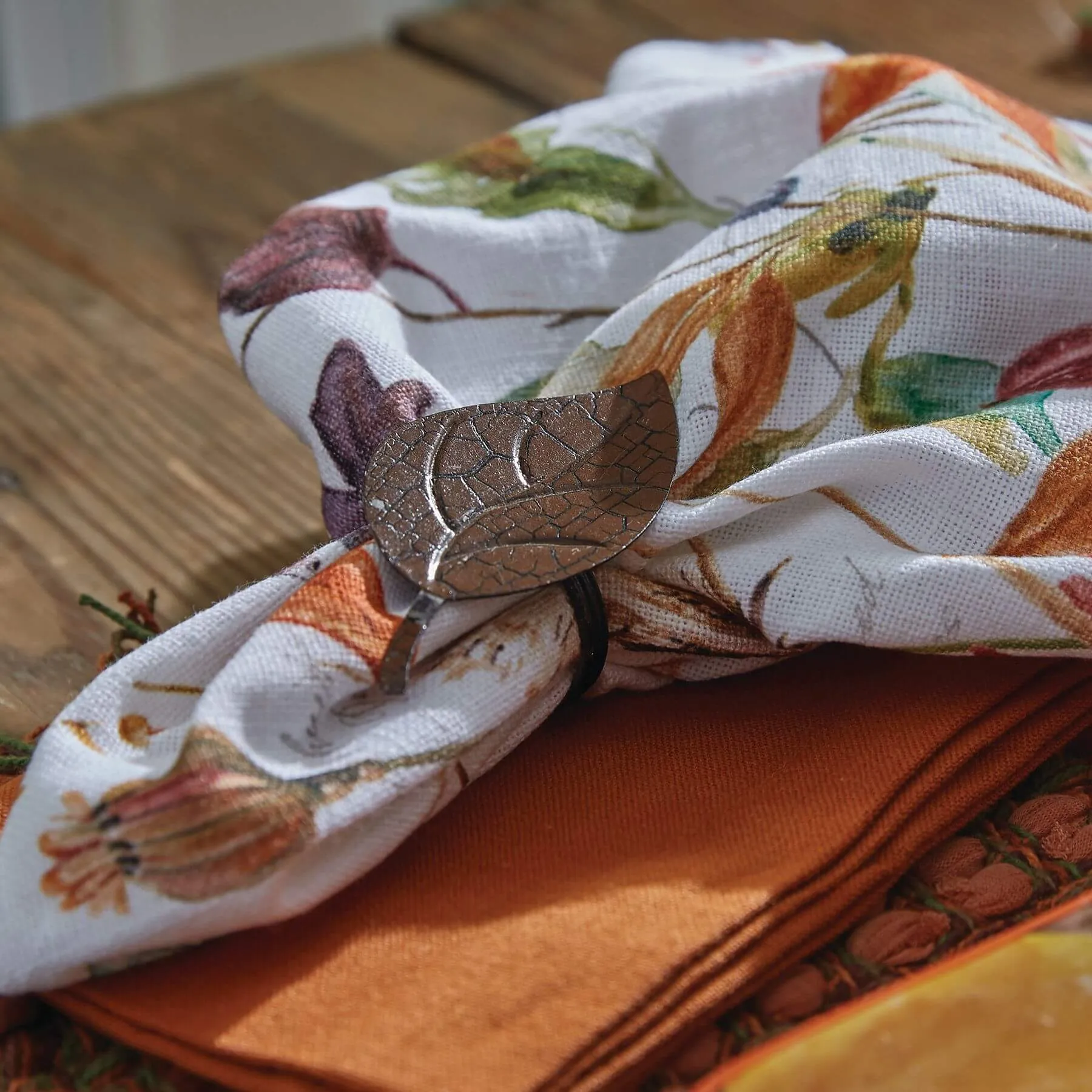 Leaf Napkin Rings