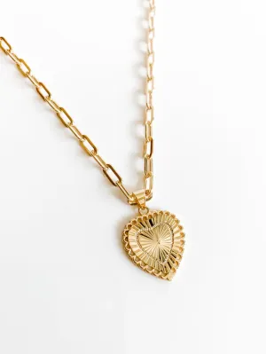 LENA HEART NECKLACE