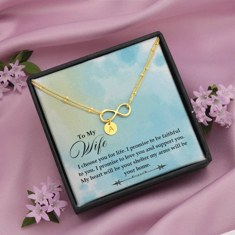 Love you and support you-Infinity Bracelet