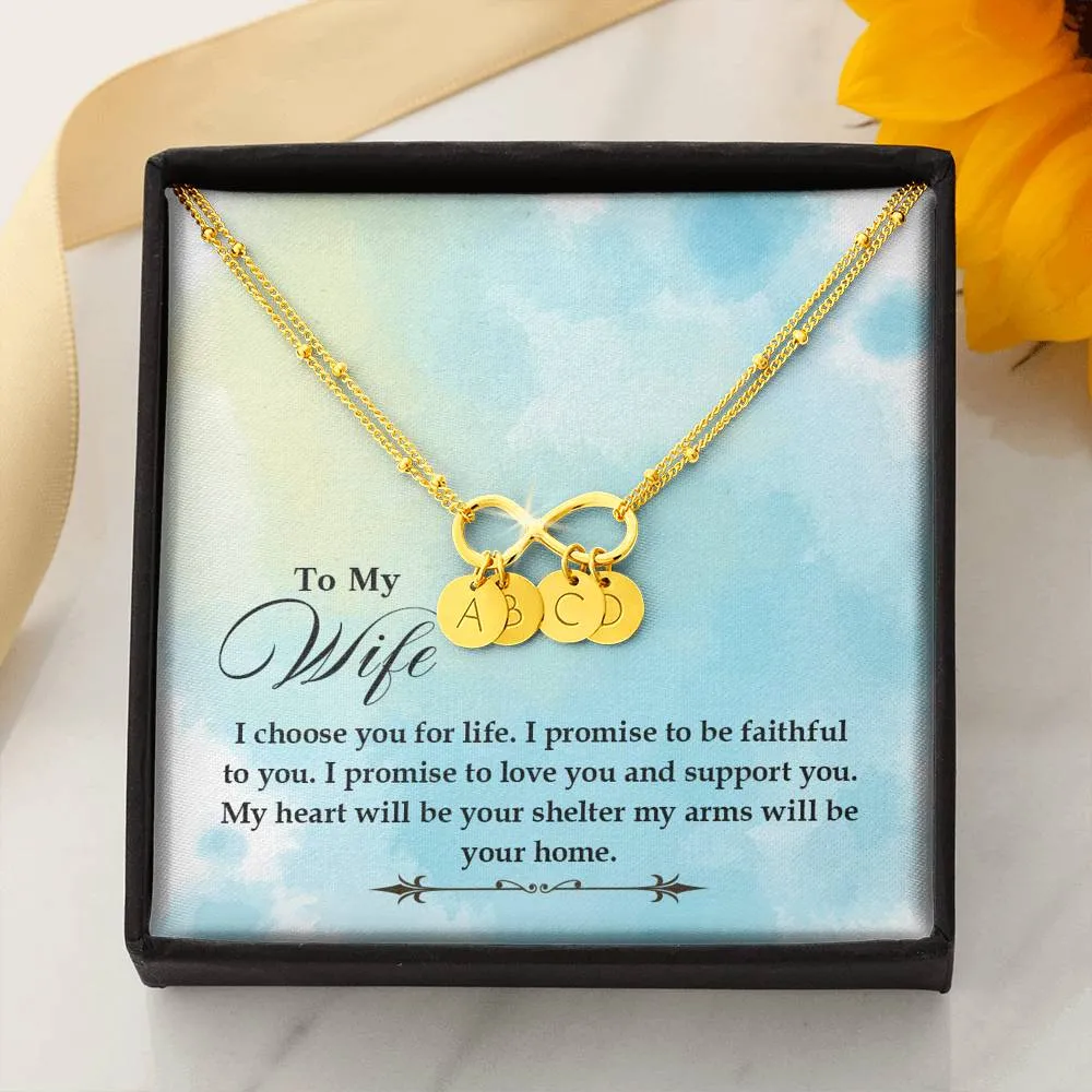 Love you and support you-Infinity Bracelet