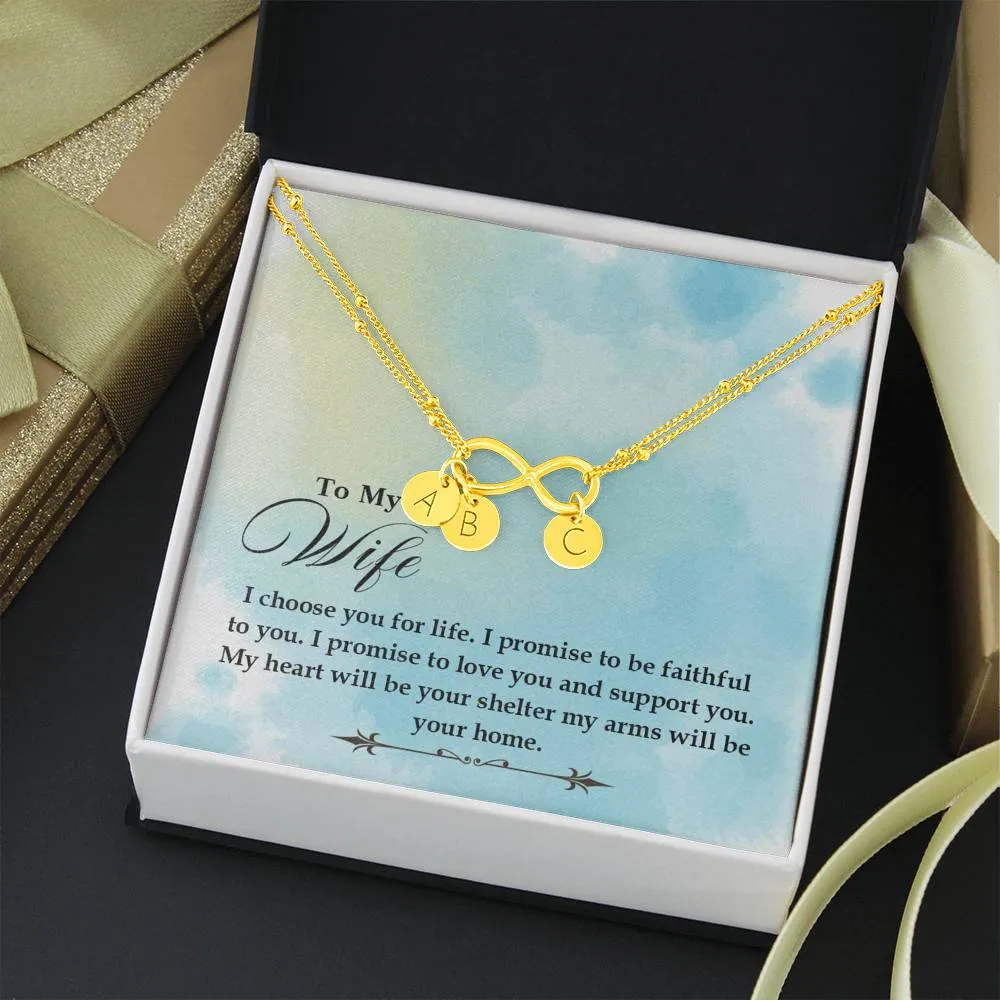 Love you and support you-Infinity Bracelet