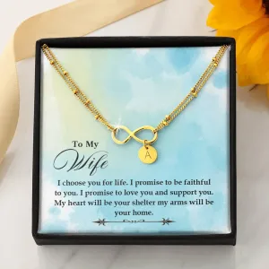 Love you and support you-Infinity Bracelet