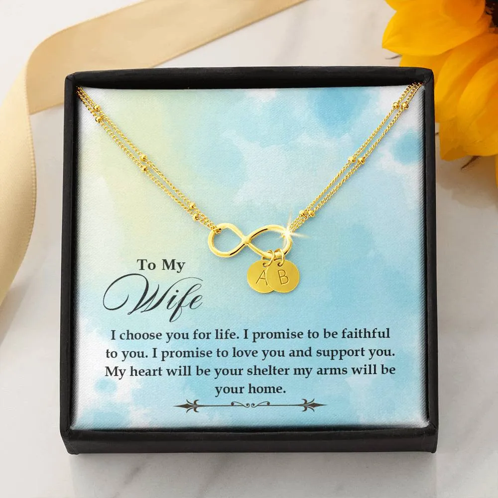 Love you and support you-Infinity Bracelet