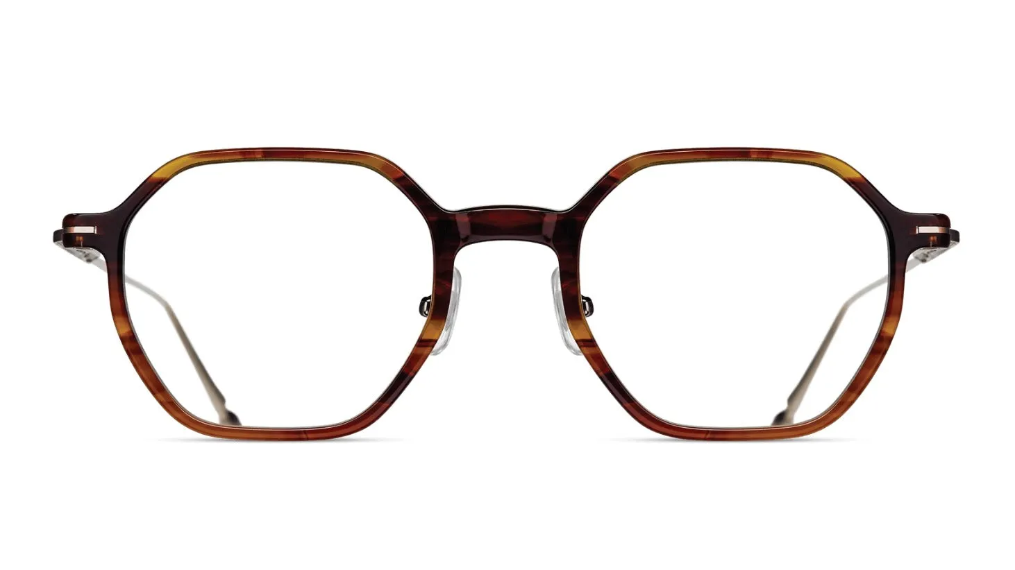 M2053-Light Brown Stripe / Brushed Pale Gold