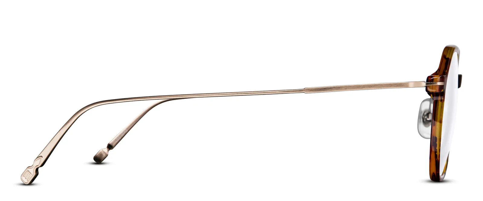 M2053-Light Brown Stripe / Brushed Pale Gold