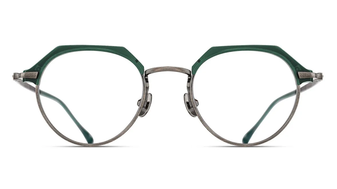 M2064-Matte Bottle Green / Antique Silver